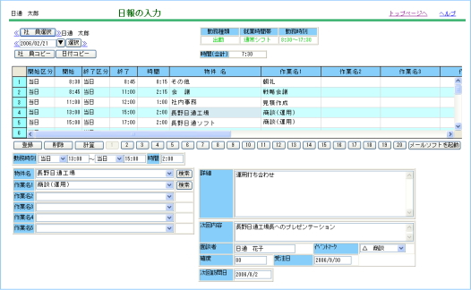 日報管理